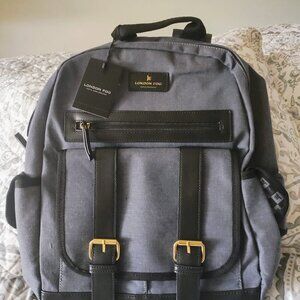 LONDON FOG CANVAS BACKPACK